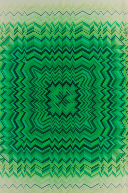 Шёлковый фуляр с принтом MISSONI (FO41TWDA636)