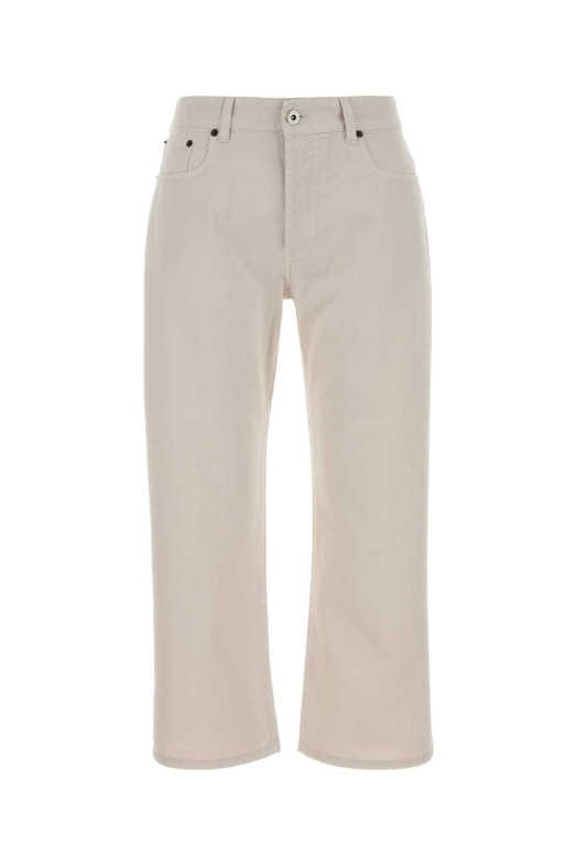 Ivory cotton pant Black MIU MIU (GWP613SOOO197V)