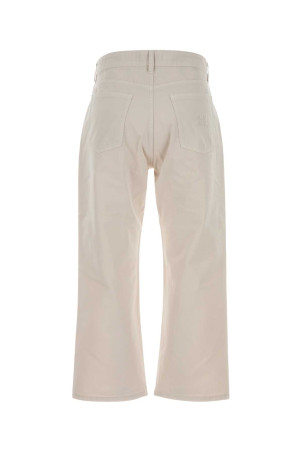 Ivory cotton pant Black MIU MIU (GWP613SOOO197V)