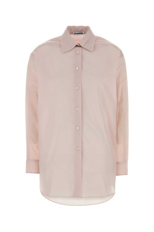 Pastel pink muslin oversize shirt JIL SANDER (J03DL0230J45339)