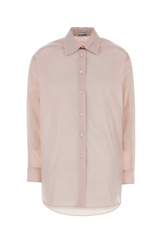 Pastel pink muslin oversize shirt JIL SANDER (J03DL0230J45339)