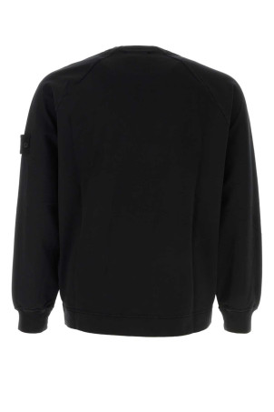 Black stretch cotton t-shirt Black STONE ISLAND (L1S156100064S00F3)