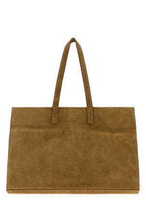 Camel suede maxi shopping bag Brown GIMAGUAS (MAXISHOPPERBAG)