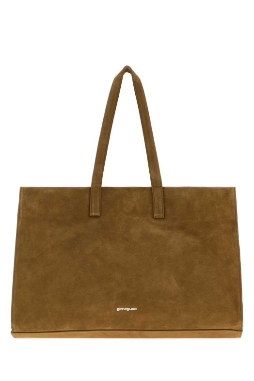 Макси-сумка для покупок из верблюжьей замши, коричневая, GIMAGUAS (MAXISHOPPERBAG)