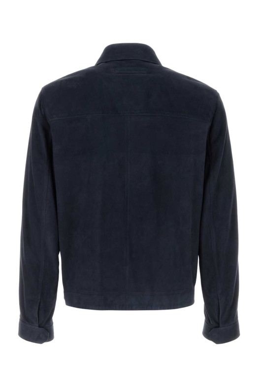 Midnight blue suede jacket ZEGNA (RUHPSRA3H194P)