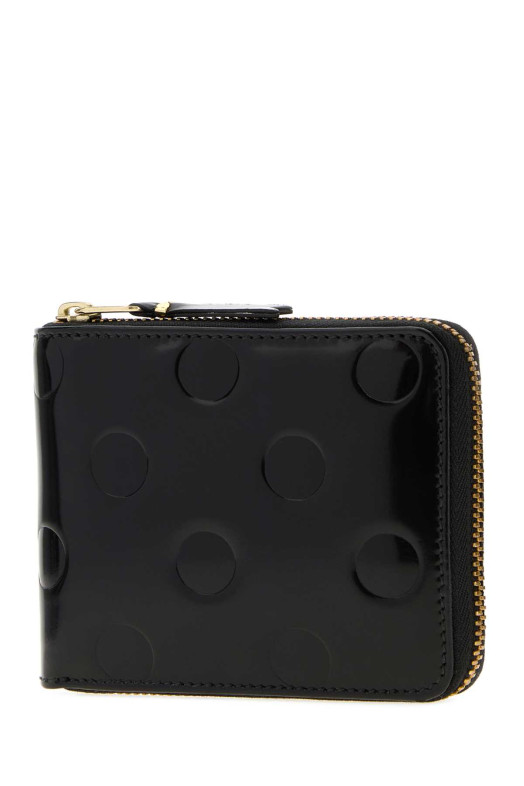 Черный кожаный кошелек Black COMME DES GARCONS (SA7100NE) COMME DES GARÇONS