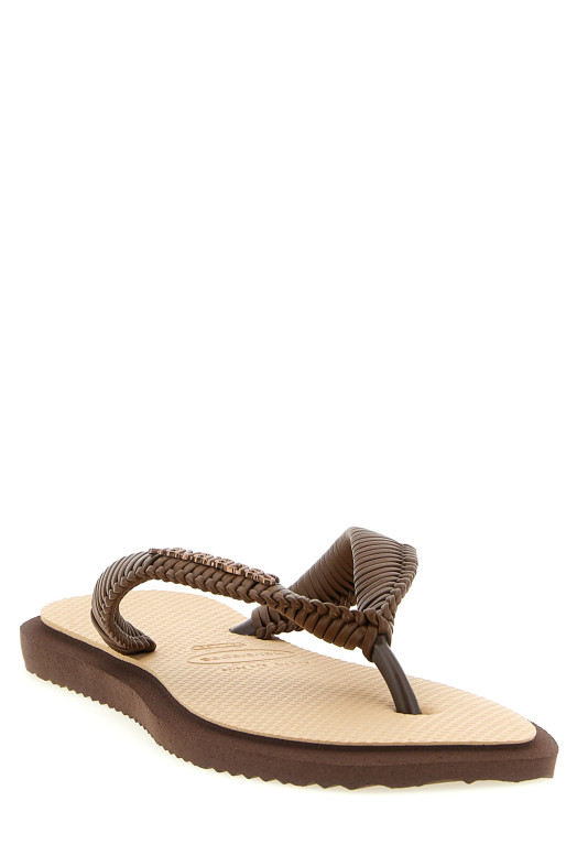 'Top Square Fusion Boho' sandals Multicolor