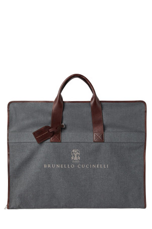 Logo garment rack Gray