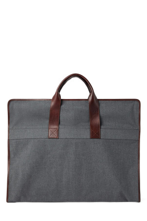 Logo garment rack Gray