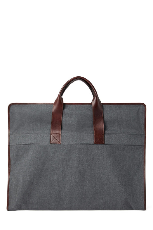 Logo garment rack Gray