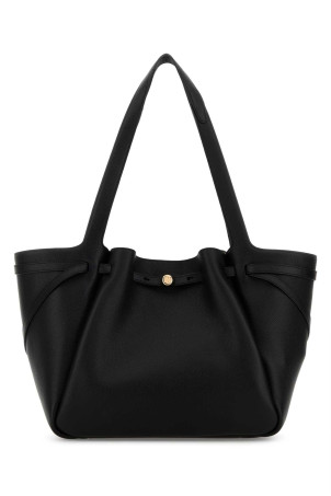 Black leather Romy shopping bag TORY BURCH (163388)