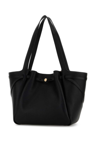 Black leather Romy shopping bag TORY BURCH (163388)