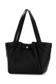 Black leather Romy shopping bag TORY BURCH (163388)