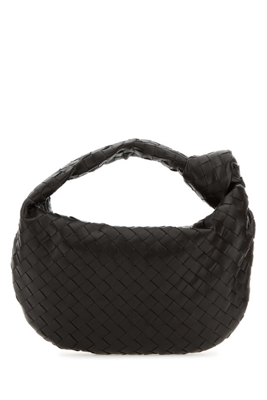Коричневая кожаная сумочка Teen Jodie от BOTTEGA VENETA (690225VCPP0)