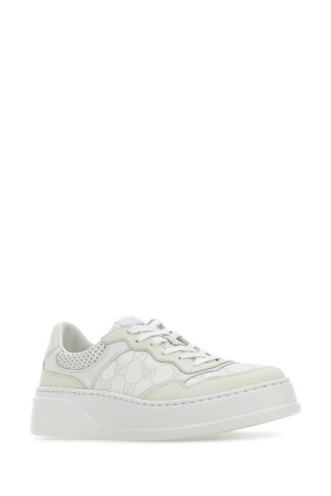 White leather sneakers GUCCI (700775AACV2)