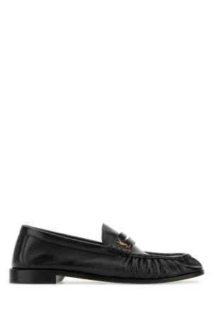 Black leather Le Loafer loafers Black SAINT LAURENT (775867AA00K)