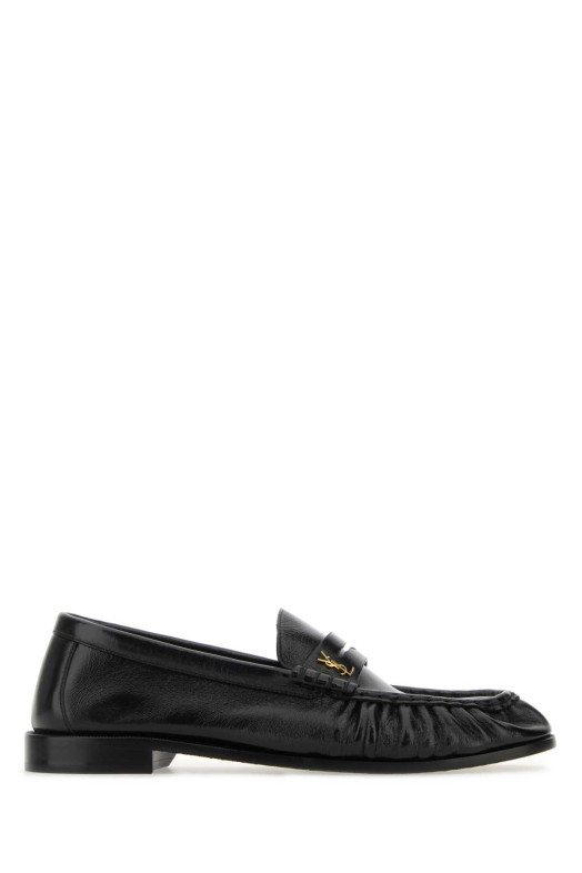 Black leather Le Loafer loafers Black SAINT LAURENT (775867AA00K)