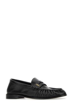 Black leather Le Loafer loafers Black SAINT LAURENT (775867AA00K)