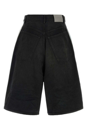 Black denim bermuda shorts BALENCIAGA (871360TQW56)