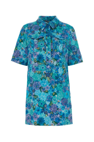 Printed drill mini dress CHLOE (CH26URO69307)