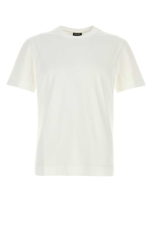 White cotton t-shirt ZEGNA (RUG360A2G765NL)