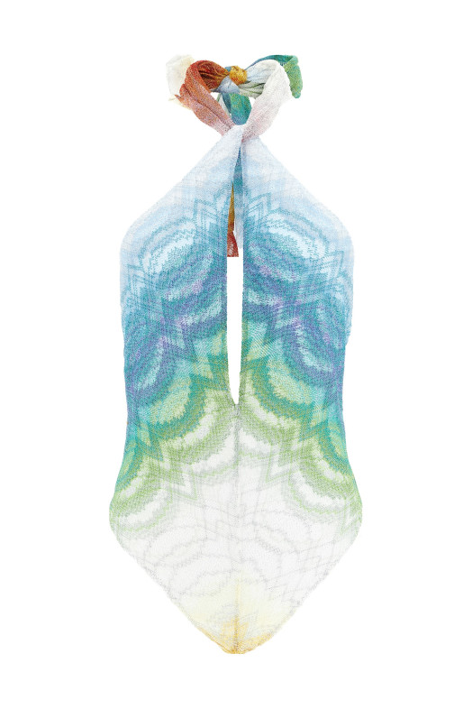 Stereo one-piece swimsuit Multicolor