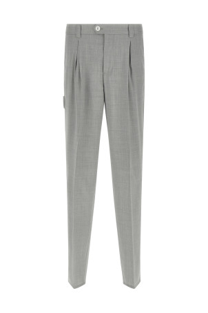 Mélange wool pants Gray