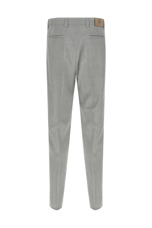 Mélange wool pants Gray
