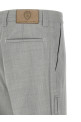 Mélange wool pants Gray