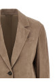 Suede blazer Beige