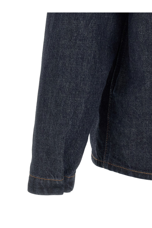 Джинсовая рубашка  Синяя STONE ISLAND L1S141200002S00J7VJ201