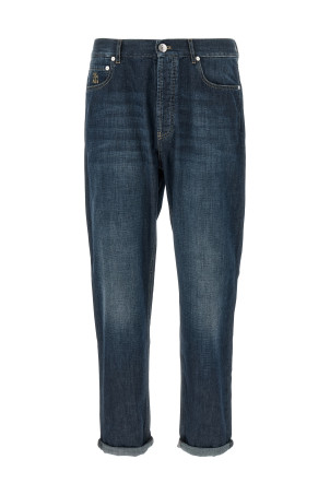 Джинси з деніму «Old Blue» BRUNELLO CUCINELLI ME645O1090C1468