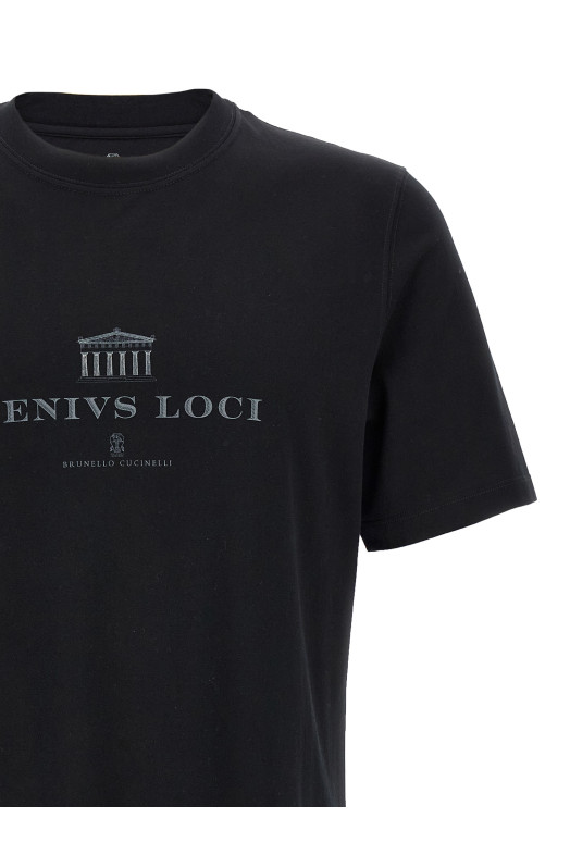 'Genius Loci' T-shirt Black