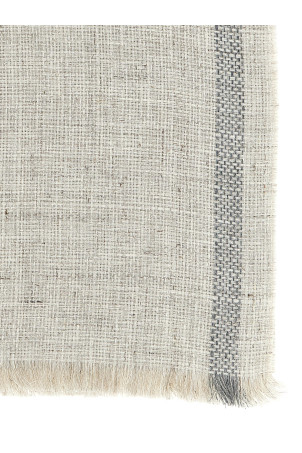 Linen scarf Gray