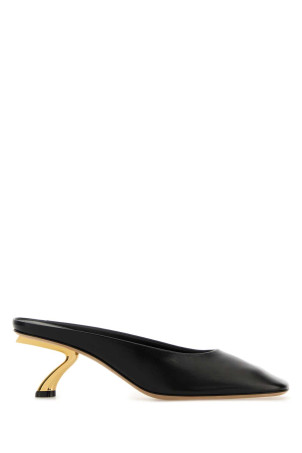 Black leather Safi 55 mules Black SALVATORE FERRAGAMO (01L8117935171C)