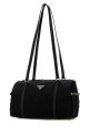 Большая сумка через плечо из черного нейлона Re-Nylon от PRADA (1BB154VMOMR064)