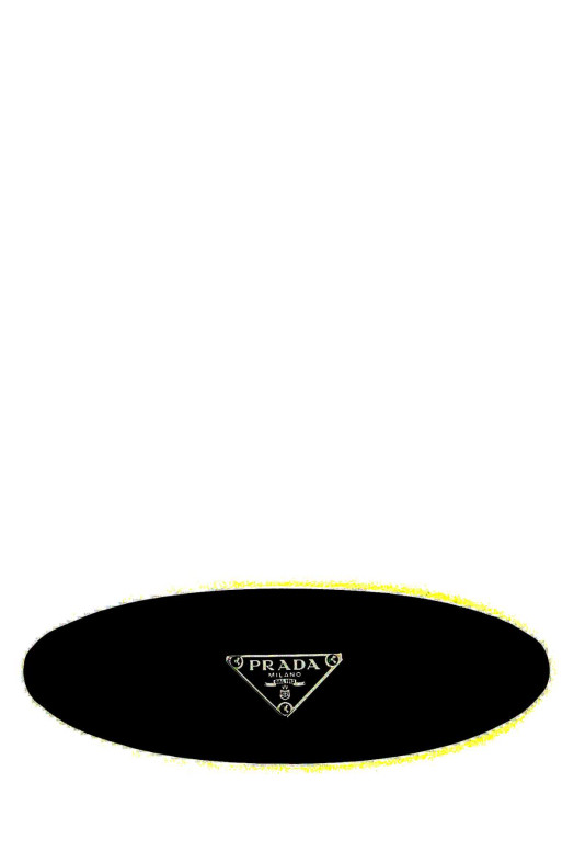 Black fabric hair clip Black PRADA (1IF2442DMI)