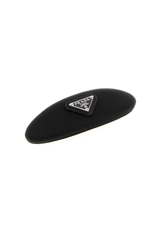 Black fabric hair clip Black PRADA (1IF2442DMI)