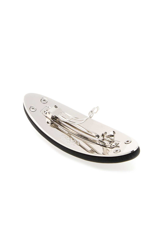 Black fabric hair clip Black PRADA (1IF2442DMI)