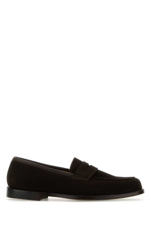 Brown suede Grantham 2 loafers CROCKETT&JONES (26225AS29L7)