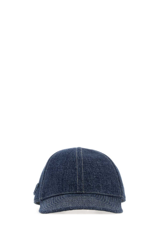 Denim baseball cap Blue PRADA (2HC5042FPY)