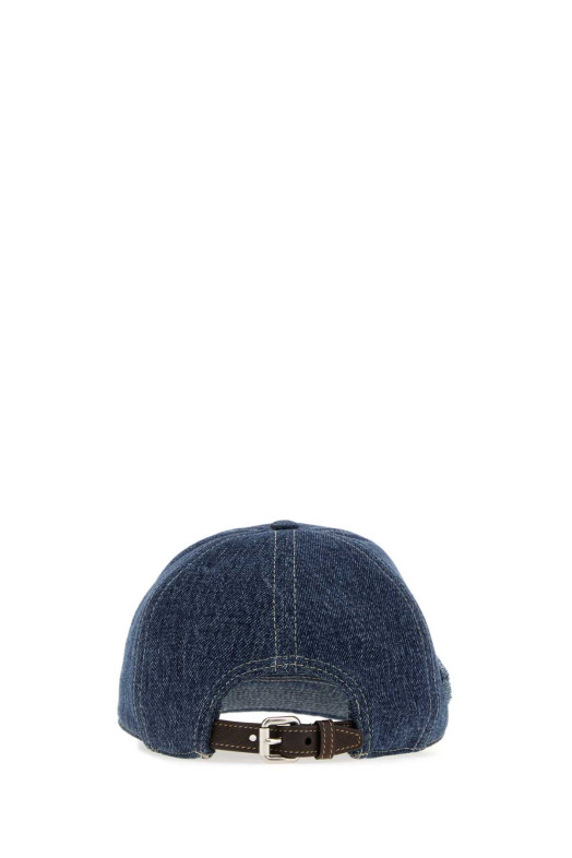 Denim baseball cap Blue PRADA (2HC5042FPY)
