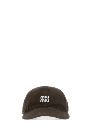 Mud cotton baseball cap MIU MIU (5HC3692CR1)