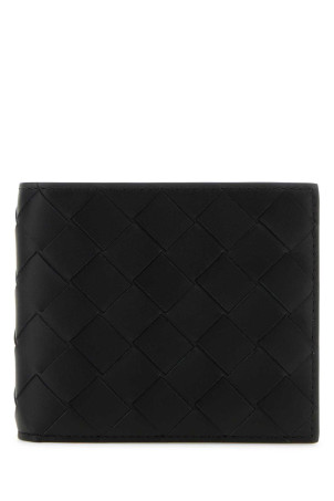 Black leather wallet BOTTEGA VENETA (743211VCPQ4)