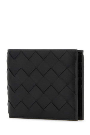 Black leather wallet BOTTEGA VENETA (743211VCPQ4)