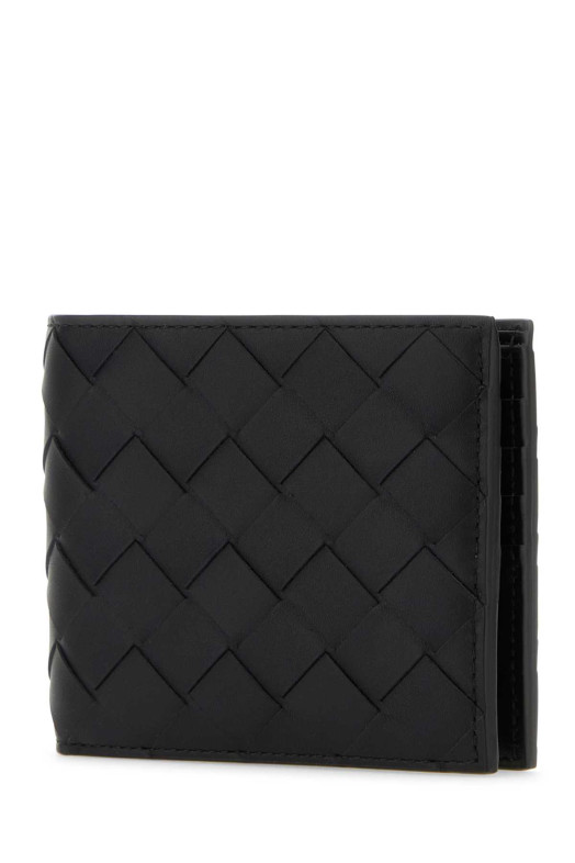 Black leather wallet BOTTEGA VENETA (743211VCPQ4)