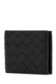 Black leather wallet BOTTEGA VENETA (743211VCPQ4)