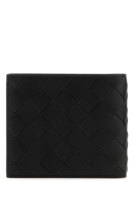 Black leather wallet BOTTEGA VENETA (743211VCPQ4)