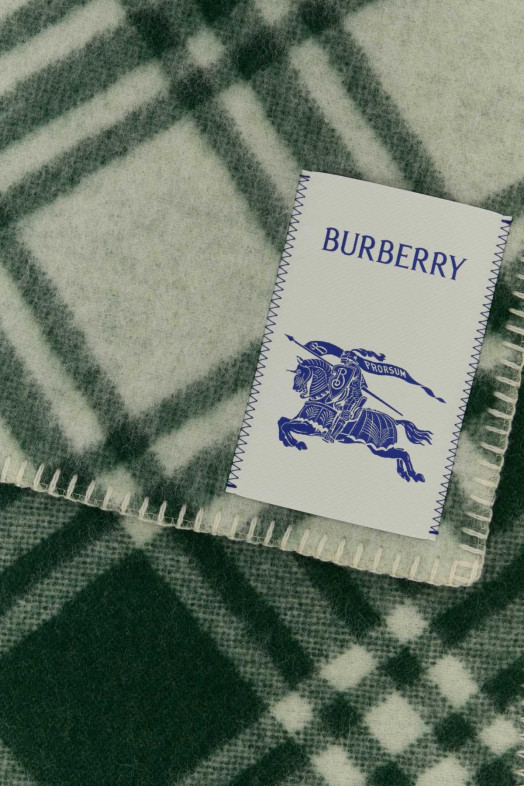 Embroidered wool scarf BURBERRY (8125832)
