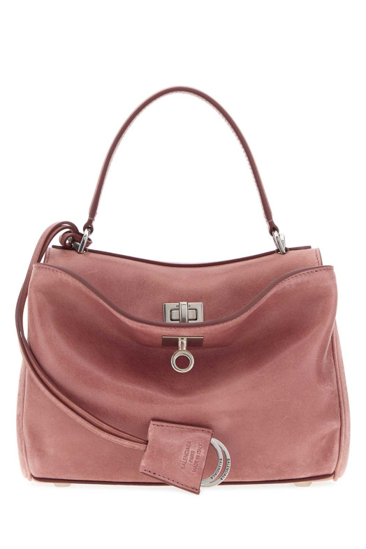 Мини-сумочка Rodeo из темно-розовой кожи BALENCIAGA (8437122ABP7)